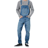 New Fashion Men's Jeans Overalls High Street Straight Denim Jumpsuits Hip Hop Men Cargo Bib Pants Cowboy Male Jean Dungarees D25