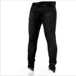 New Mens Jean Pencil Pants Fashion Men Casual Slim Fit Straight Stretch Feet Skinny Zipper Jeans For Male Hot Sell Trousers