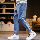 2020 Summer Style Jeans Men Leisure Jeans Pants Mens Black Denim Trousers Zipper Blue Hole Pencil Pants Jeans