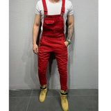 2019 Fashion Men's Ripped Jeans Jumpsuits Hi Street Distressed Denim Bib Overalls For Man Suspender Pants Size S-XXXL